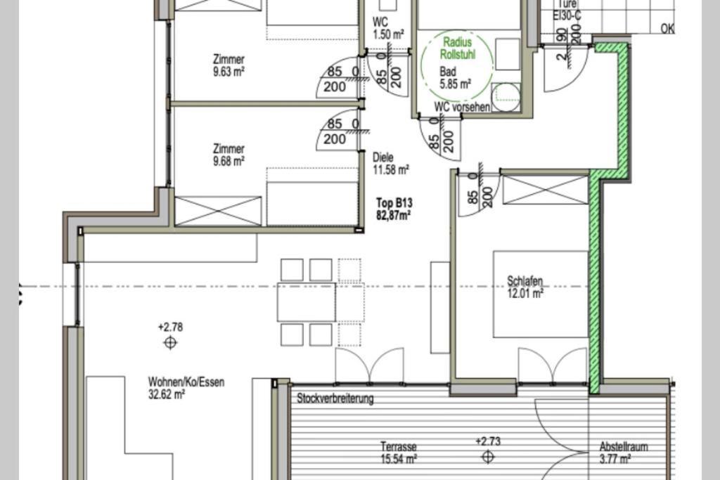 Terrassenwohnung In Praemierter Wohnanlage Klaus  Kültér fotó